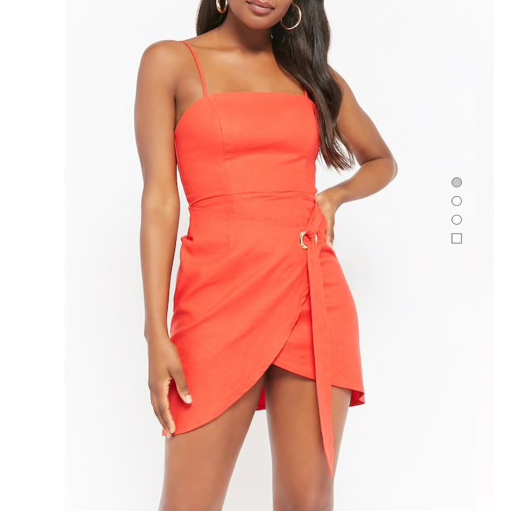 Forever 21 Red Cami wrap dress